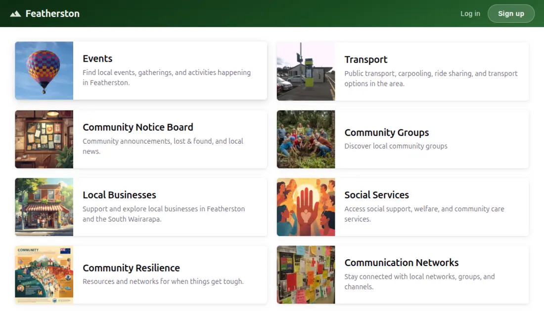 Screenshot of featherston.co.nz